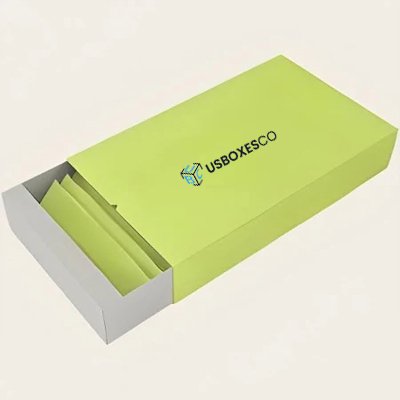 Custom drawer-style rigid cardboard packaging box