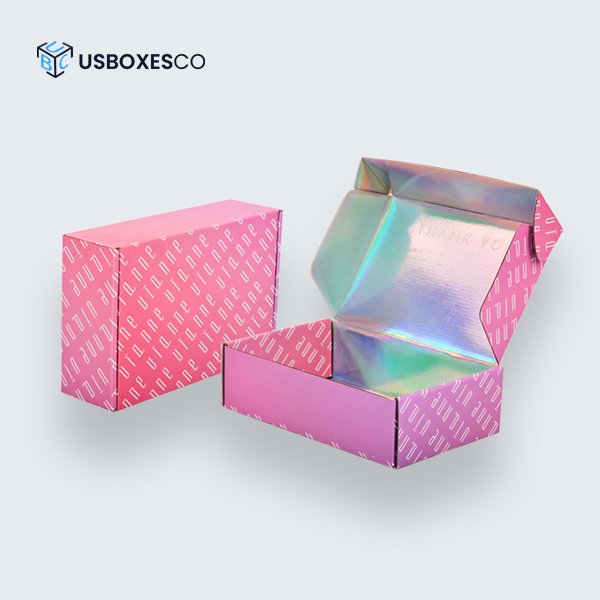 Custom holographic mailer boxes