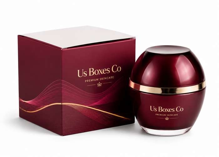 Tuck-end box cosmetic cream box