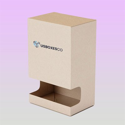 Customized dispenser box designed for retail product display