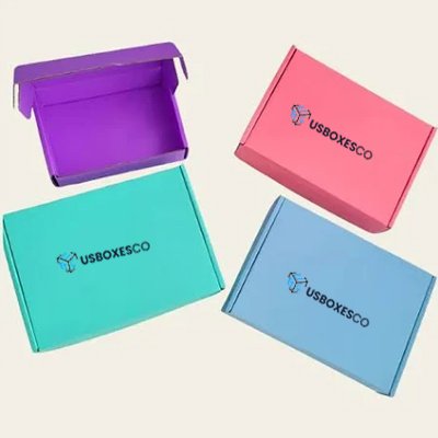 Custom printed shipping boxes with logo