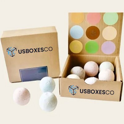 Custom printed bath bomb boxes