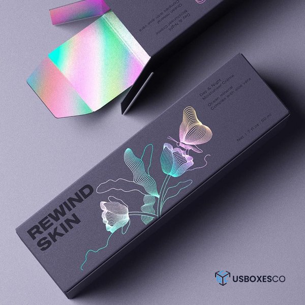 Custom printed holographic boxes