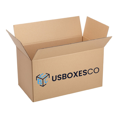 Corrugated cardboard shipping box