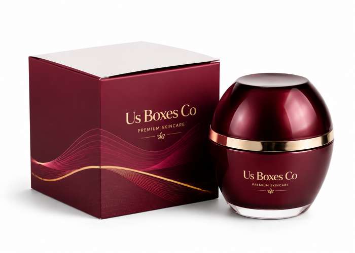 Tuck-end box cosmetic cream box