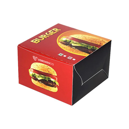 custom-printed burger packaging box