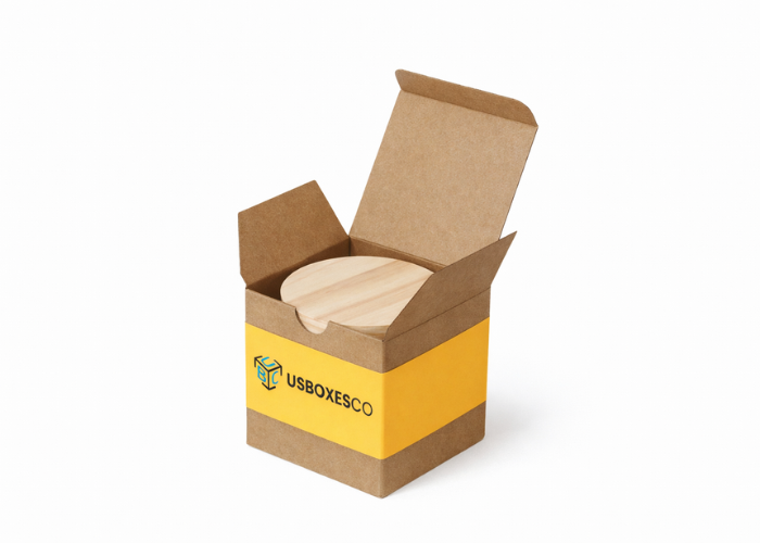 Custom printed kraft soap box with logo