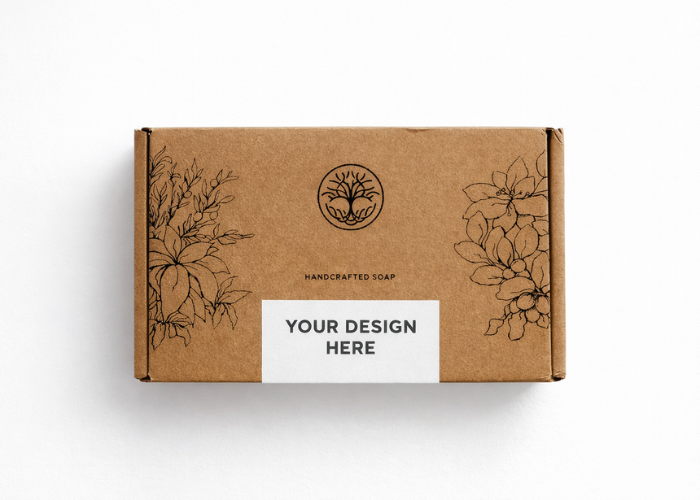 Customize printed kraft material soap box