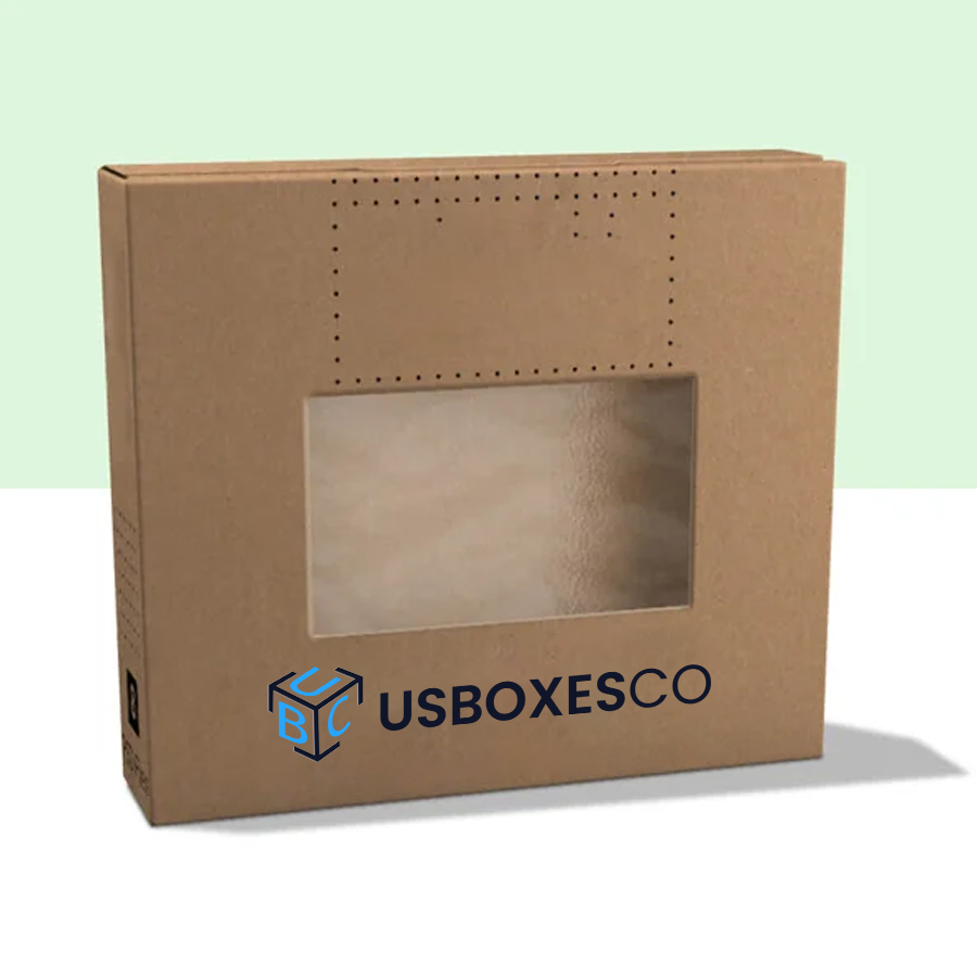 Custom window die cut box